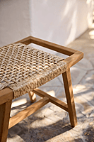 Solid Wood Handwoven Rope Stool Solid Wood Handwoven Rope Stool