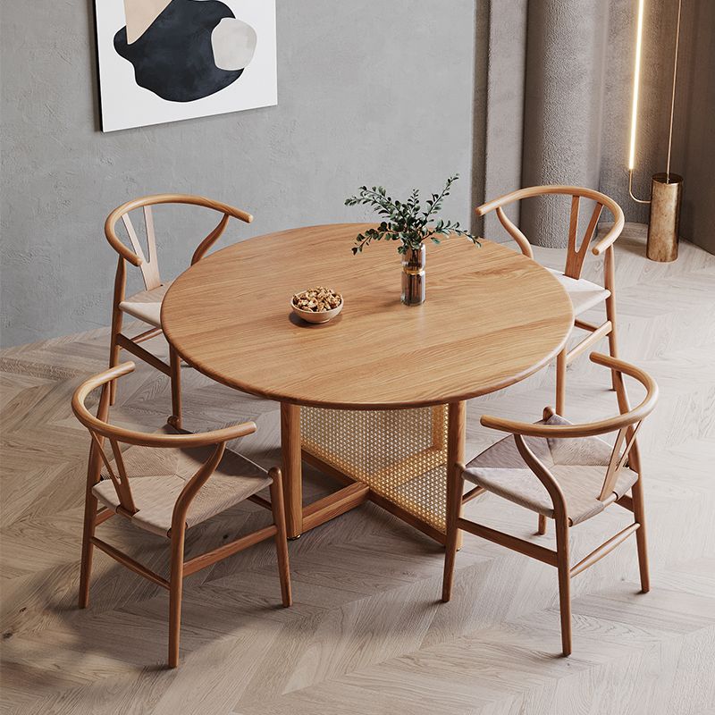 Natural Wood Dining Table