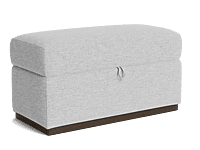 Upholstered Storage Ottoman Bench – Light Grey Upholstered Storage Ottoman Bench – Light Grey