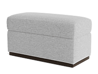 Upholstered Storage Ottoman Bench – Light Grey Upholstered Storage Ottoman Bench – Light Grey