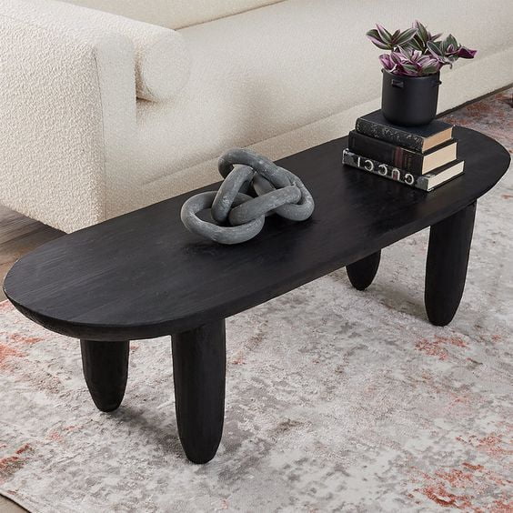 Charlotte Solid Wood Boho Coffee Table