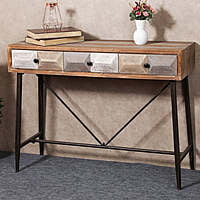 Cincinnati Rustic Console Table