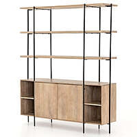 Fontana Industrial Bookshelf