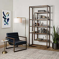 Des Moines Solid Wood Bookshelf