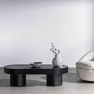Grace Chic Solid Wood Coffee Table