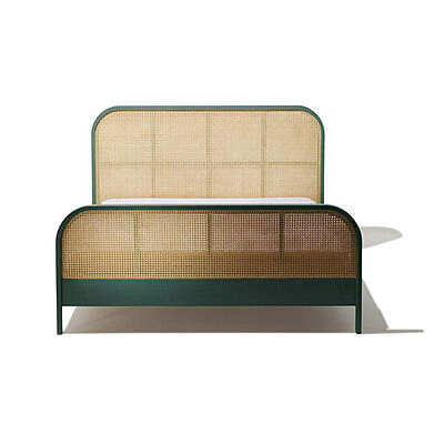 Marlo Platina Rattan Bed - King Size
