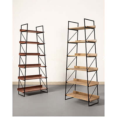 Wisconsin Wood + Metal Bookshelf