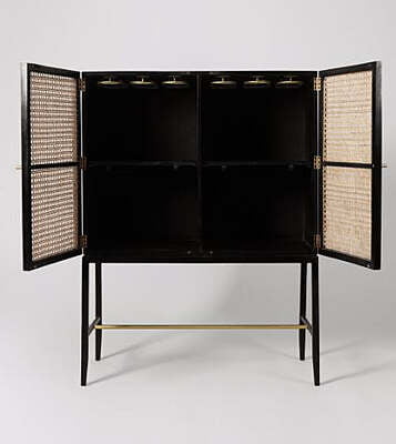 Surina Rattan Bar Cabinet