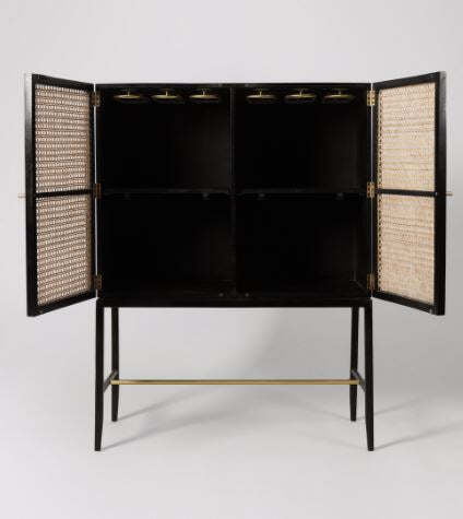 Surina Rattan Bar Cabinet