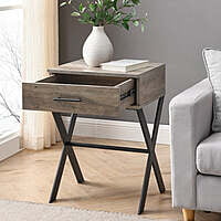 Plain Field Cross Leg End Table