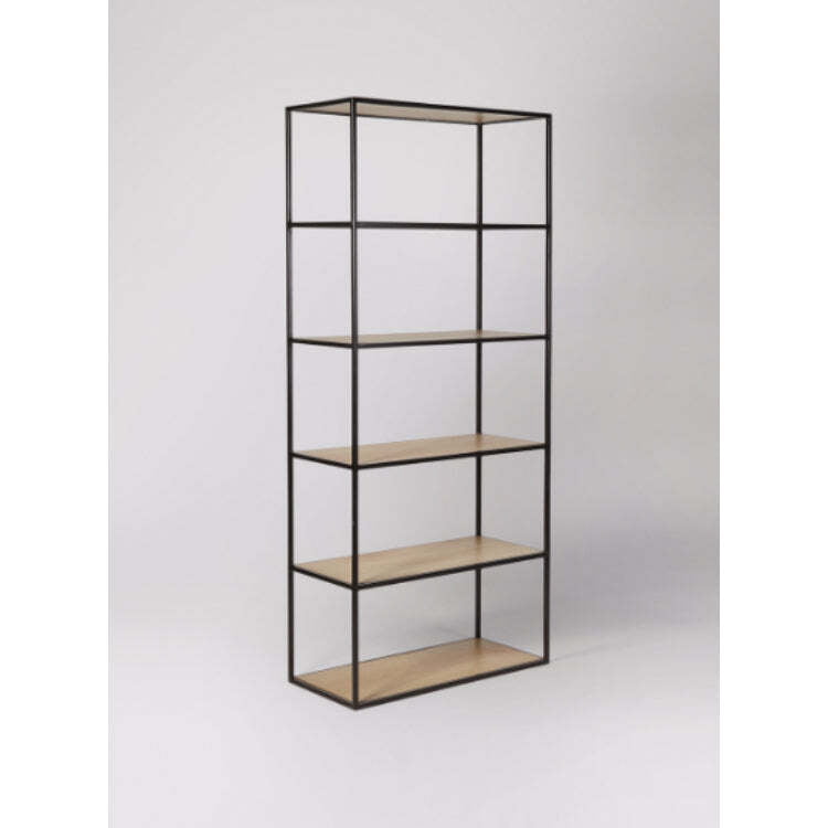 Reno Black Metal Frame Bookshelf Reno Black Metal Frame Bookshelf
