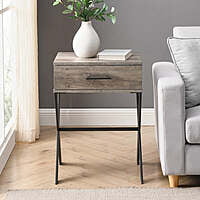 Plain Field Cross Leg End Table