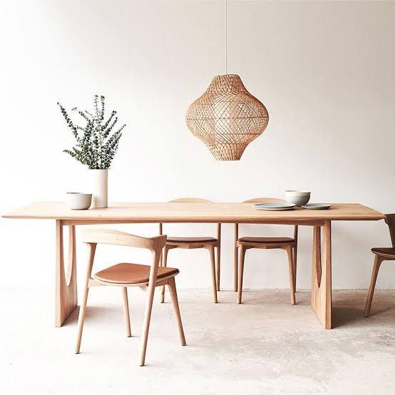 Natural Polish Solid Wood Dining Table Natural Polish Solid Wood Dining Table