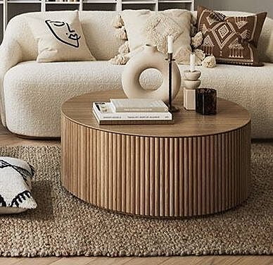 Matilda Boho Solid Wood Coffee Table