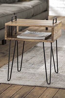 Roland hairpin end table