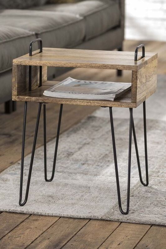 Roland hairpin end table