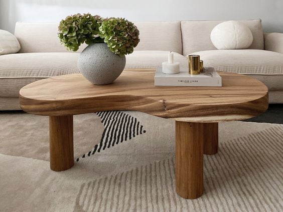 Isabella Boho Solid Wood Coffee Table