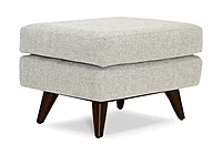 Mid-Century Ottoman – Borough Cotton Fabric Mid-Century Ottoman – Borough Cotton Fabric