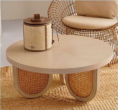 Ava Chic Solid Wood Coffee Table