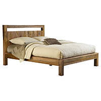 Contemporary Bed in Solid Wood - King Size
