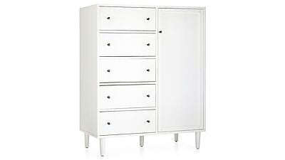 Tokyo Chest Of Drawers With Door In White