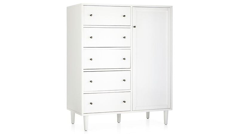 Tokyo Chest Of Drawers With Door In White