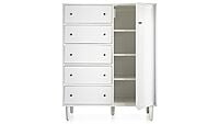 Tokyo Chest Of Drawers With Door In White