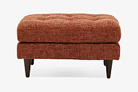 Tufted Upholstered Ottoman – Bungalow Hacienda Fabric Tufted Upholstered Ottoman – Bungalow Hacienda Fabric