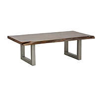 Atlanta Solid wood Metal Leg Coffee Table