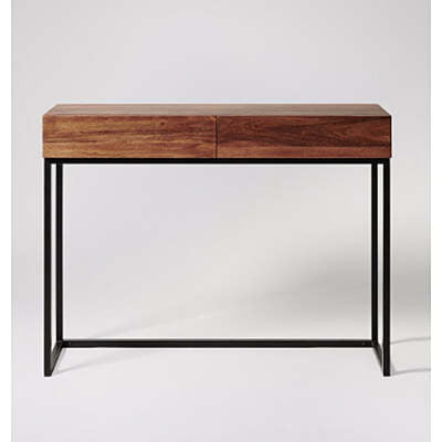 Cleveland Solid Wood + Metal Frame Console Table