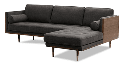 Linda Sectional L Shaped Sofa - Left Aligned
