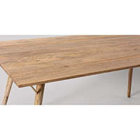 ROMA RECTANGLE DINING TABLE IN NATURAL FINISH