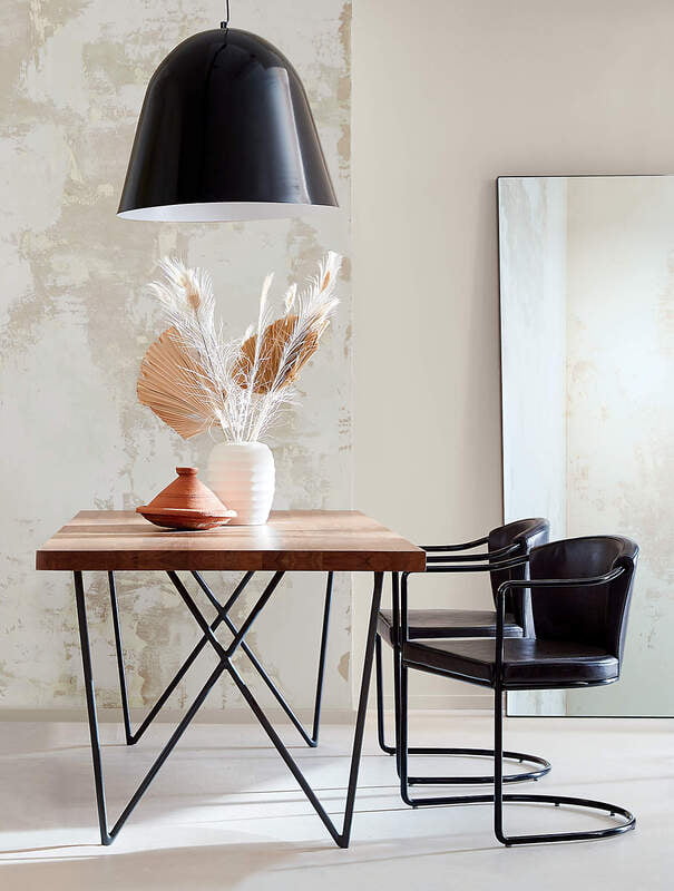 Origami Dining Table In Solid wood and Metal Origami Dining Table In Solid wood and Metal