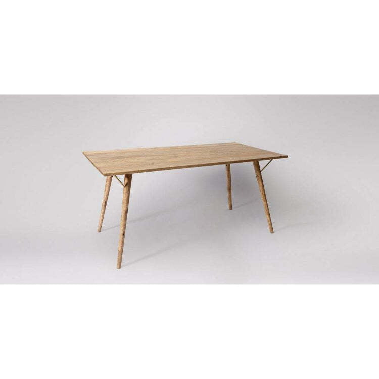 ROMA RECTANGLE DINING TABLE IN NATURAL FINISH ROMA RECTANGLE DINING TABLE IN NATURAL FINISH