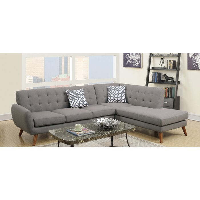 Saint Paul Sectional L Shaped Sofa - Right Aligned