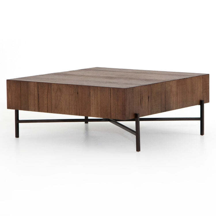 Colorado Square Metal Leg Coffee Table