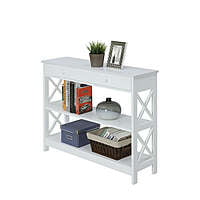 Kansas White Console Table