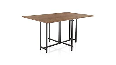 Cusco Folding Metal And Wood  6 Seater Dining Table