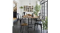 Cusco Folding Metal And Wood 6 Seater Dining Table Cusco Folding Metal And Wood 6 Seater Dining Table