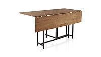 Cusco Folding Metal And Wood 6 Seater Dining Table Cusco Folding Metal And Wood 6 Seater Dining Table
