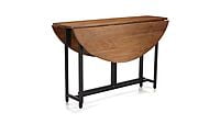 Cusco Round Folding Metal And Wood Dining Table Cusco Round Folding Metal And Wood Dining Table