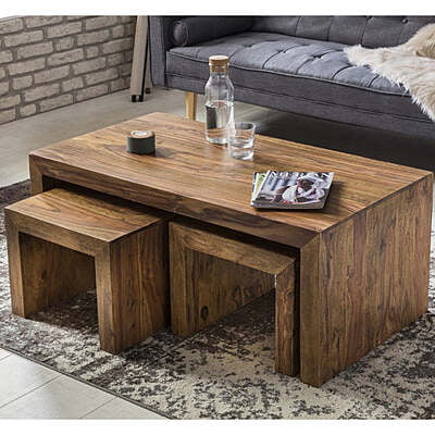 Two Stool Coffee Table