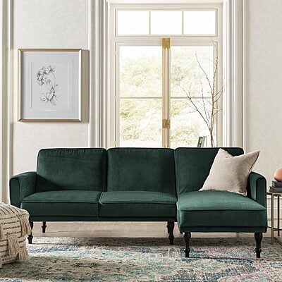 Nancy Sectional L Shaped Sofa - Right Aligned
