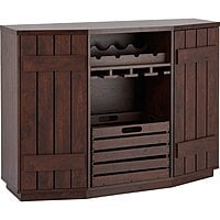 Crate Bar Cabinet In Walnut