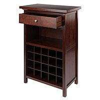 Rachel Bar Cabinet In Walnut Finish