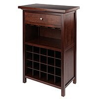 Rachel Bar Cabinet In Walnut Finish