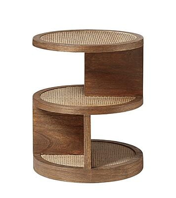 Tribal Boho Solid Wood End Table