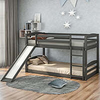 Kosovo Kids Bed In Grey Color