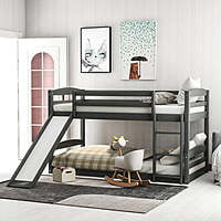 Kosovo Kids Bed In Grey Color