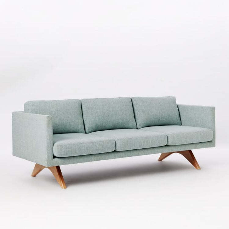 Stark Sofa In Ice - Three Seater Stark Sofa In Ice - Three Seater
